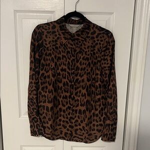 H&M Leopard Print Blouse